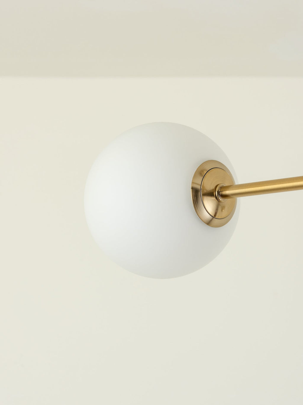 Chelvara - 4 light brass and opal flush