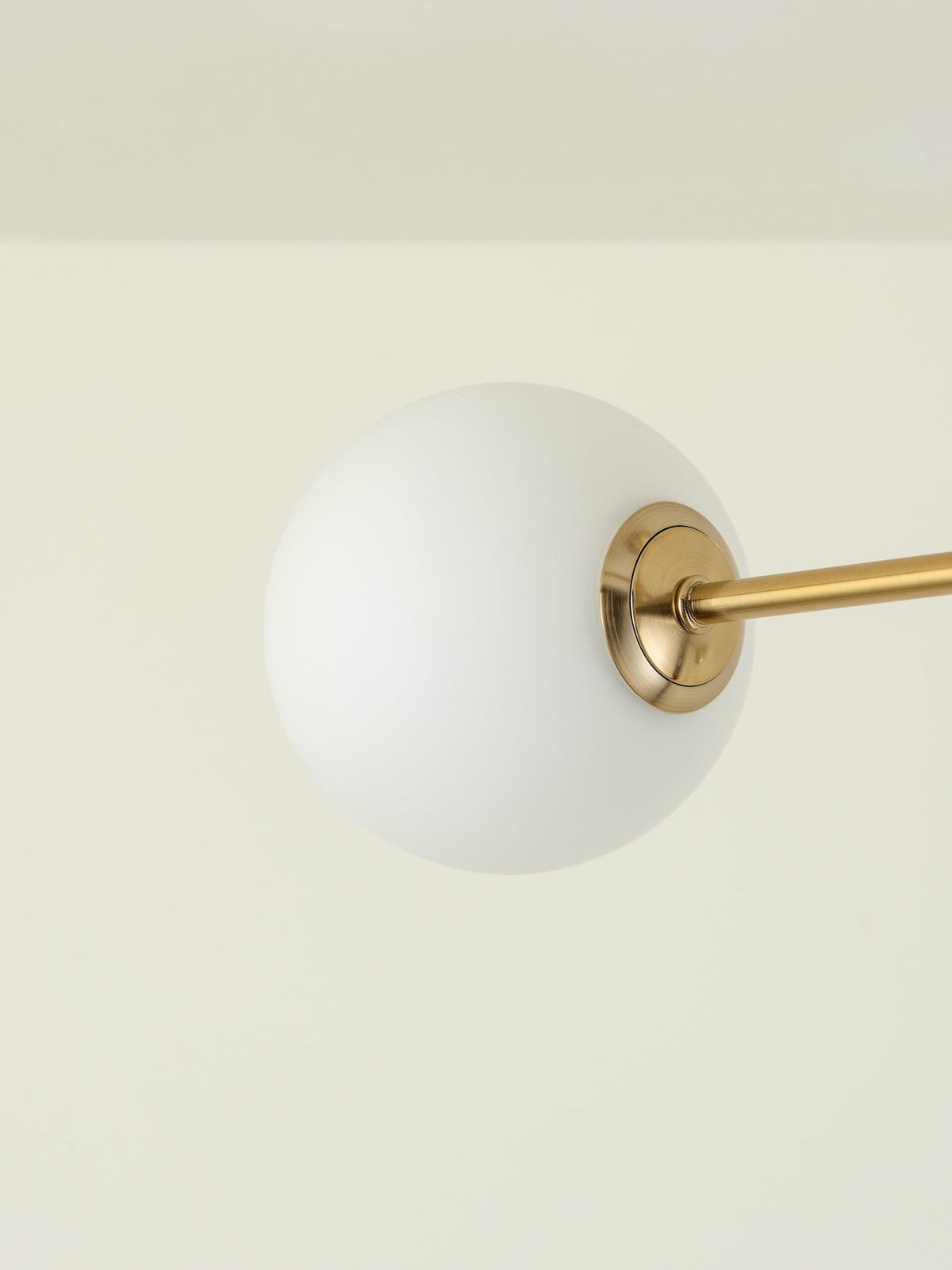 Chelvara - 4 light brass and opal flush