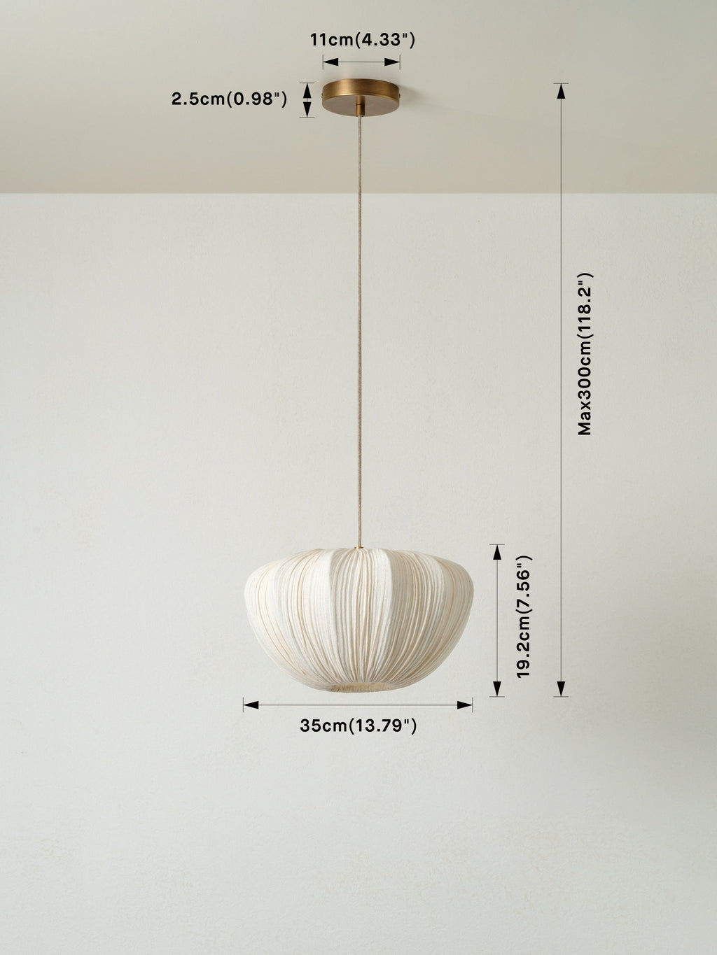 Ostrea small pendant