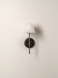 Alba - 1 light alabaster and bronze wall light