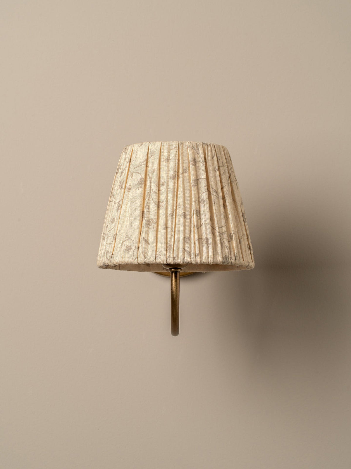 Ashbury aged brass wall light