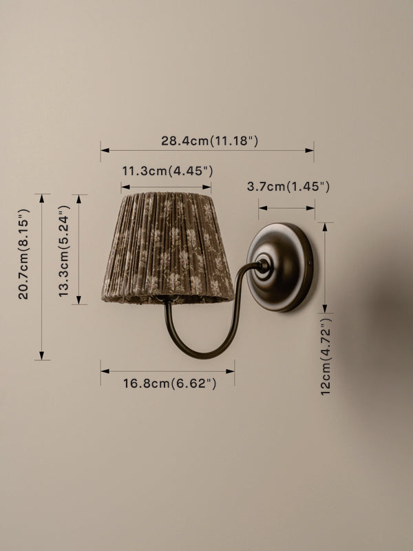Ashbury bronze wall light
