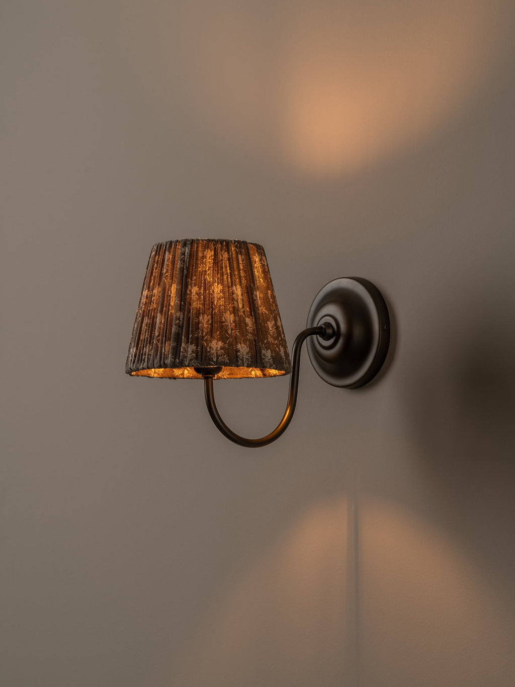 Ashbury bronze wall light