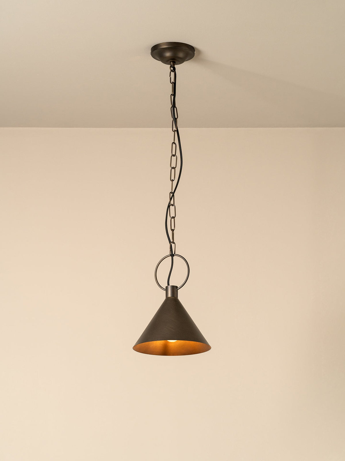 Bladen small bronze pendant