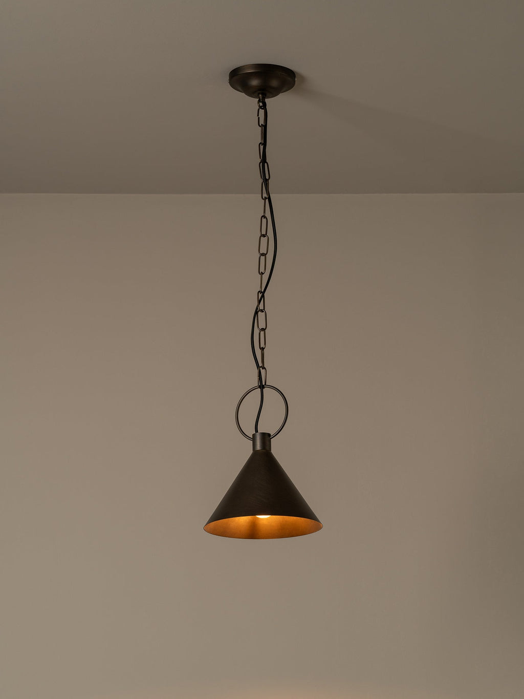 Bladen small bronze pendant