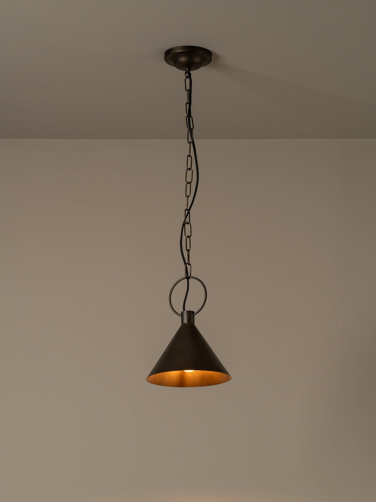 Bladen small bronze pendant
