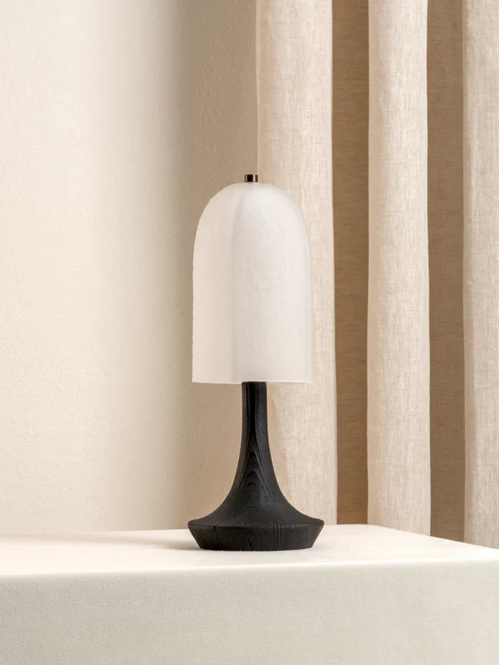 Ember - charred wood rechargeable table lamp