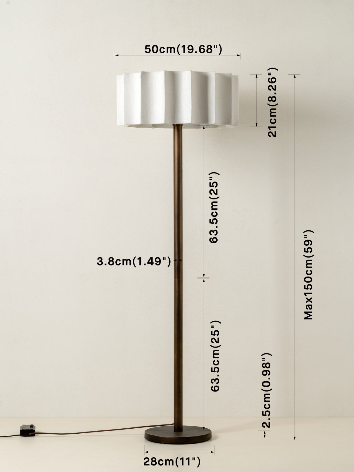 Viotti floor lamp